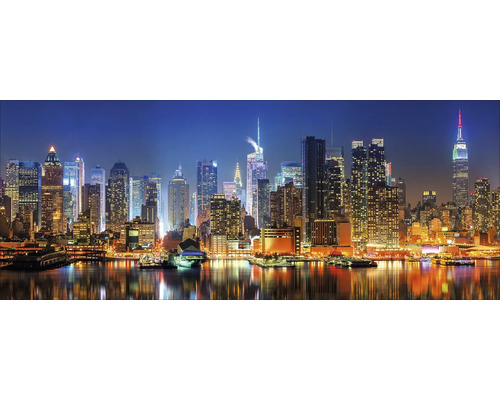 Glasschilderij Manhattan Skyline 80x30 cm