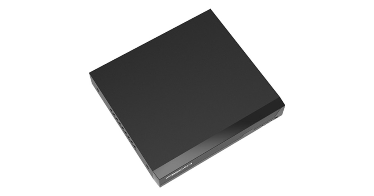 FoscamFN9108HE, 8-kanaals 5MP PoE Netwerk video recorder  (Zwart, PoE, Zonder HDD)