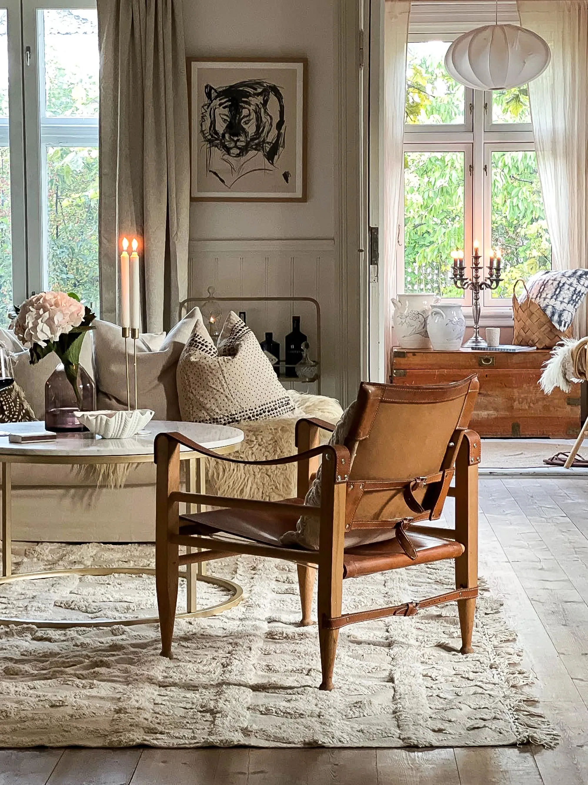 Vloerkleed DIDIM Beige 160 x 230 cm Katoen