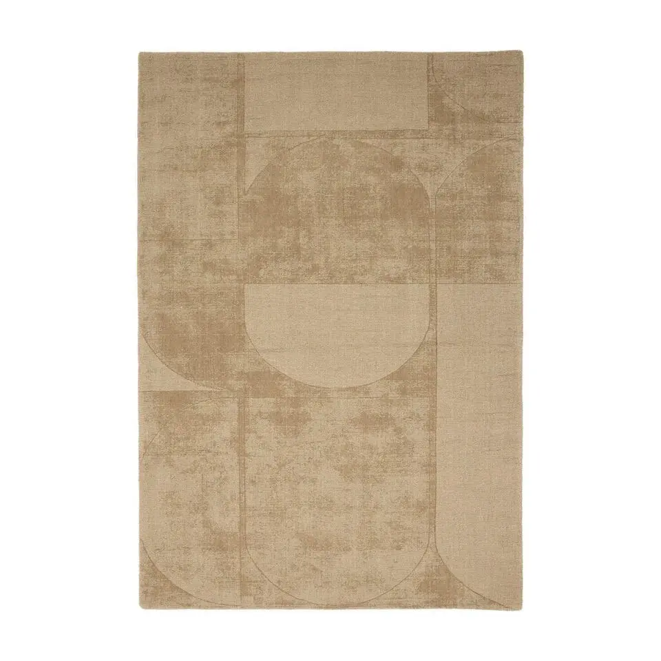 Interieur05 wollen vloerkleed groen Twig - 340 x 240 cm