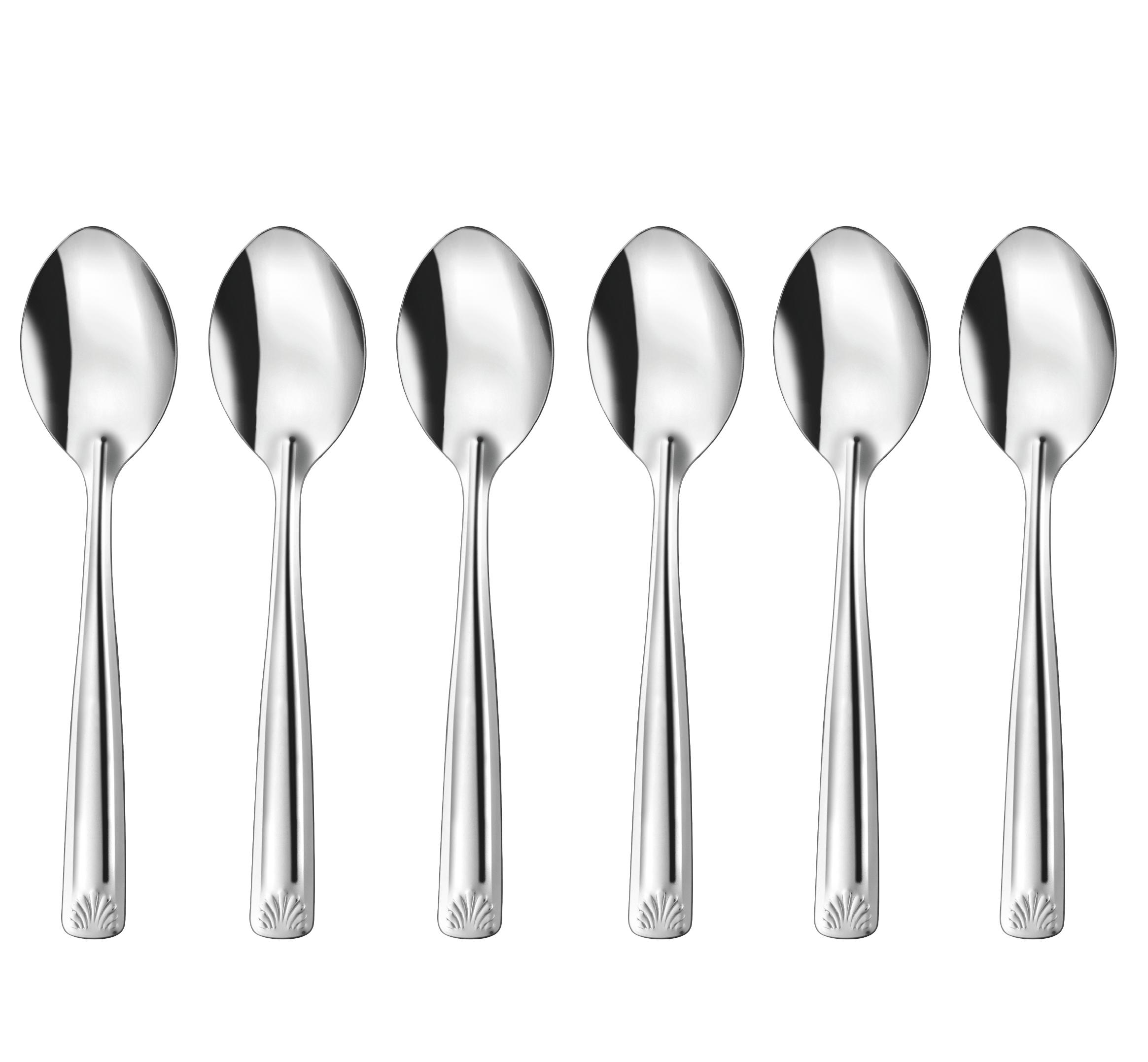 RIGA LOT 6 CUILLERES A SOUPE INOX EN VRAC