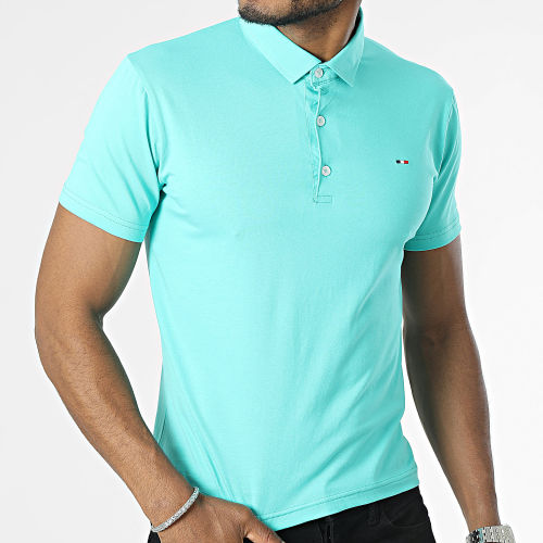 Polo Manches Courtes Turquoise