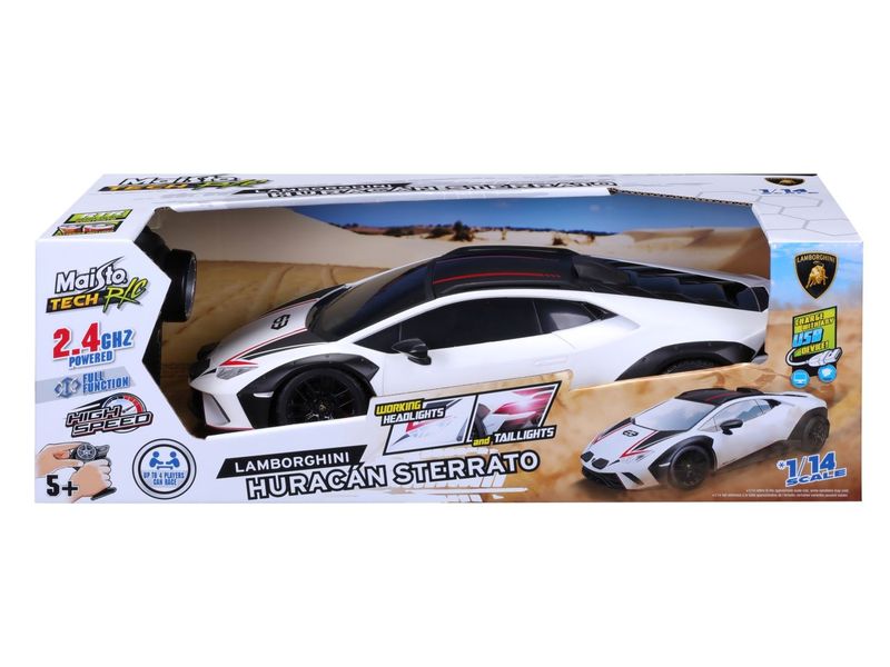 Maisto Auto RC Lamborghini Huracan Sterrato 1/14, Weiss Ferngesteuertes Spielzeug