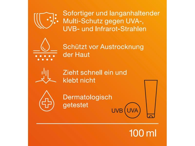 DAYLONG Sonnenlotion Protect and Care SPF 50  100 ml Pflegende Sonnencrème für den Körper