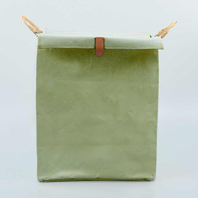 Panier à linge pliable vert kaki