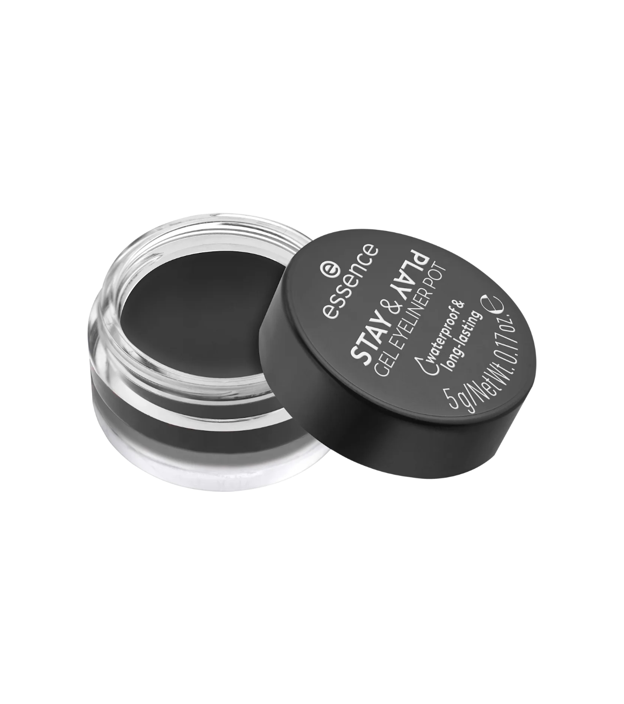essence - Delineador em gel Stay & Play Waterproof - 01: Black