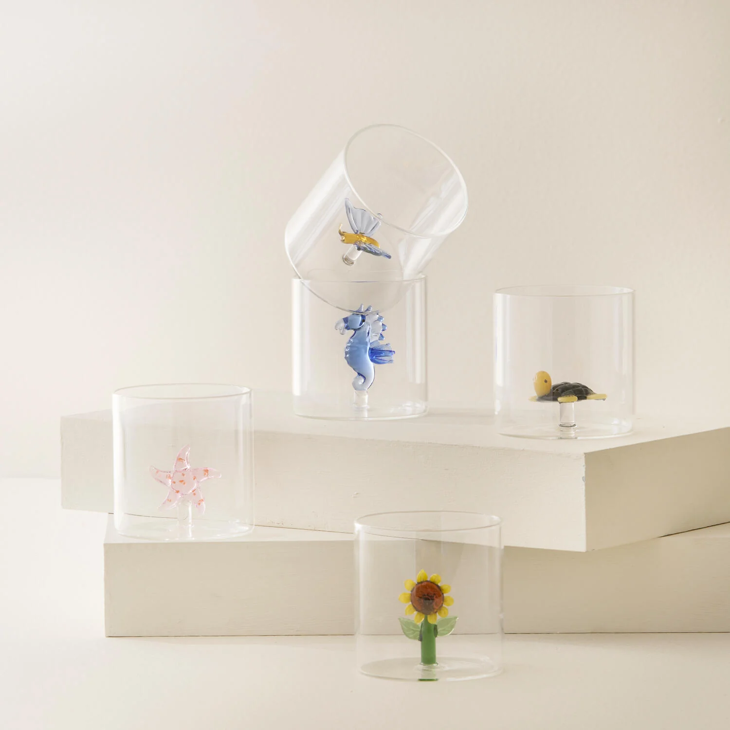 WD lifestyle  Borosilicate glas, skildpadde - 250 ml.