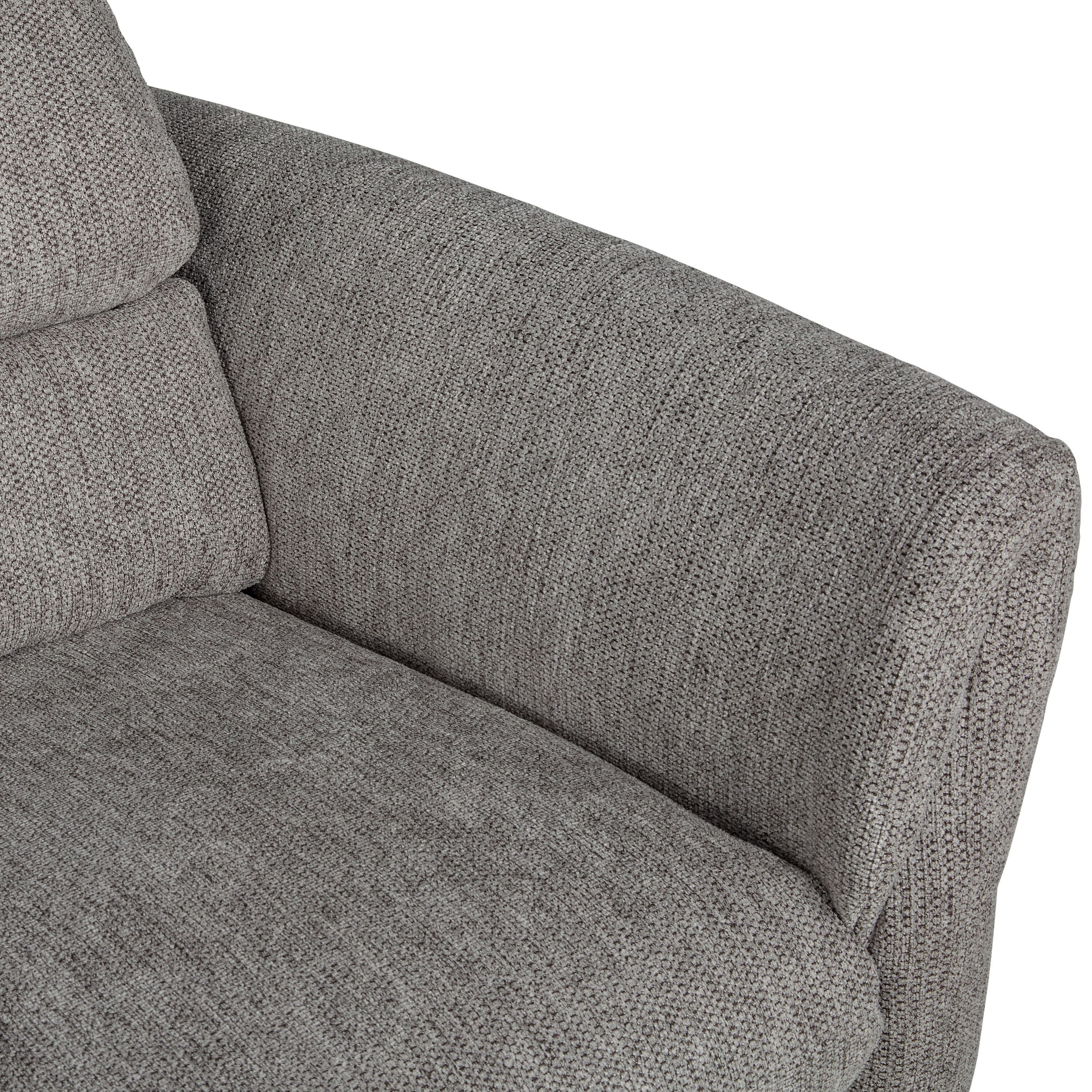 SEBO Ecksofa - Mittelgrau / B: 284.0 cm x T: 161.0 cm x H: 84.0 cm