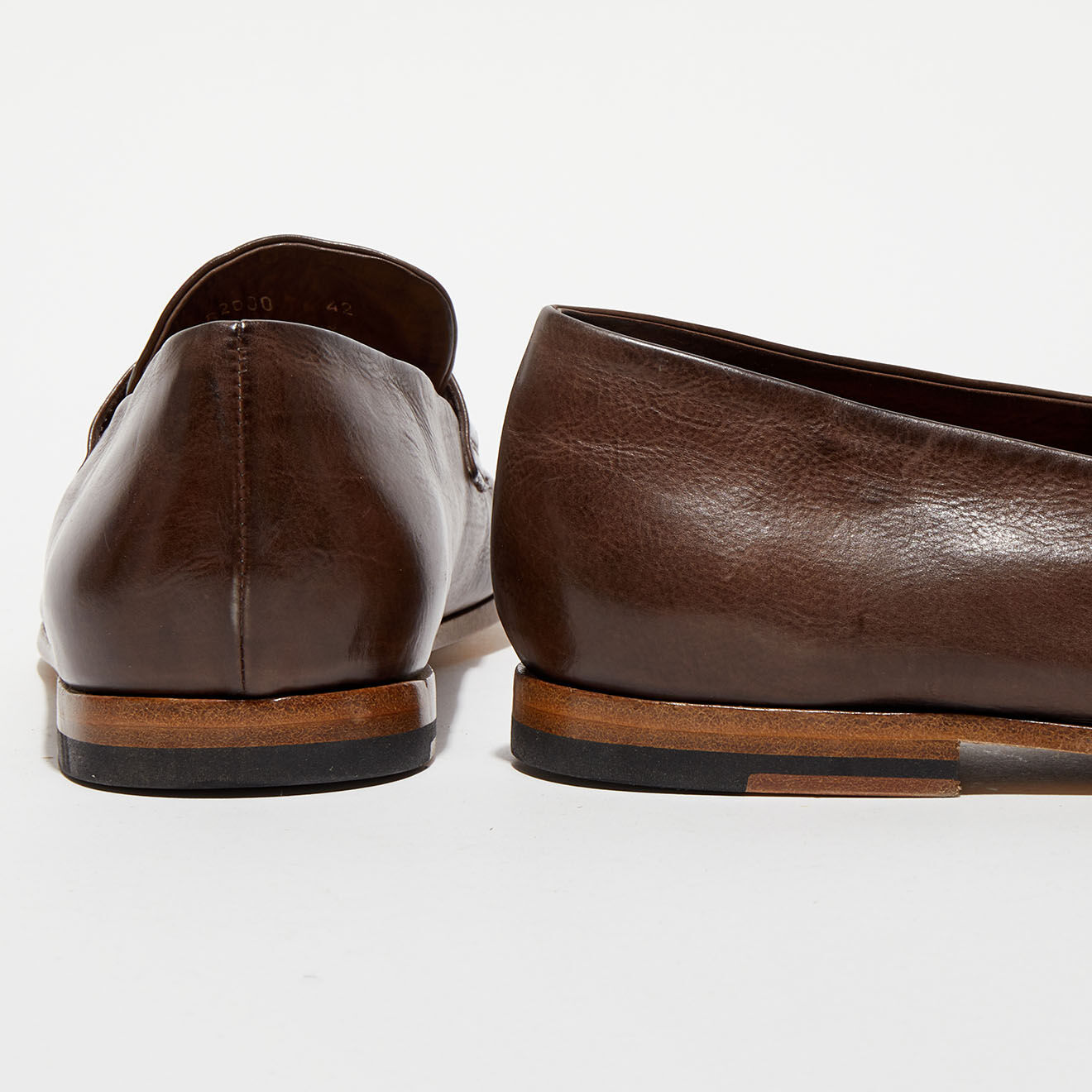 Sturlini Mocassins en Cuir Brenta Carver marron foncé