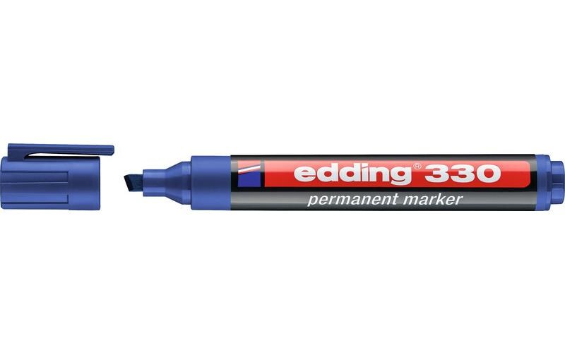 Permanent-Marker 330 BlauPermanentmarker mit variabler Spitze