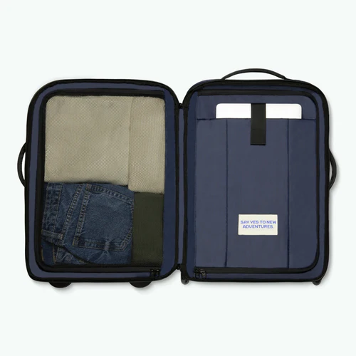 Valise souple 2 roues small Amiens noir