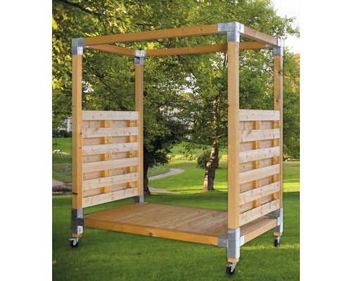 Konsta Type E-connectoren voor palen van 9 x 9 cm, thermisch verzinkt