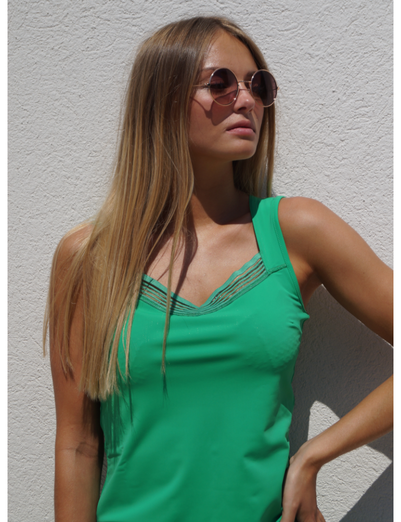 HBT ROBE LONGUE JENNY VERTE