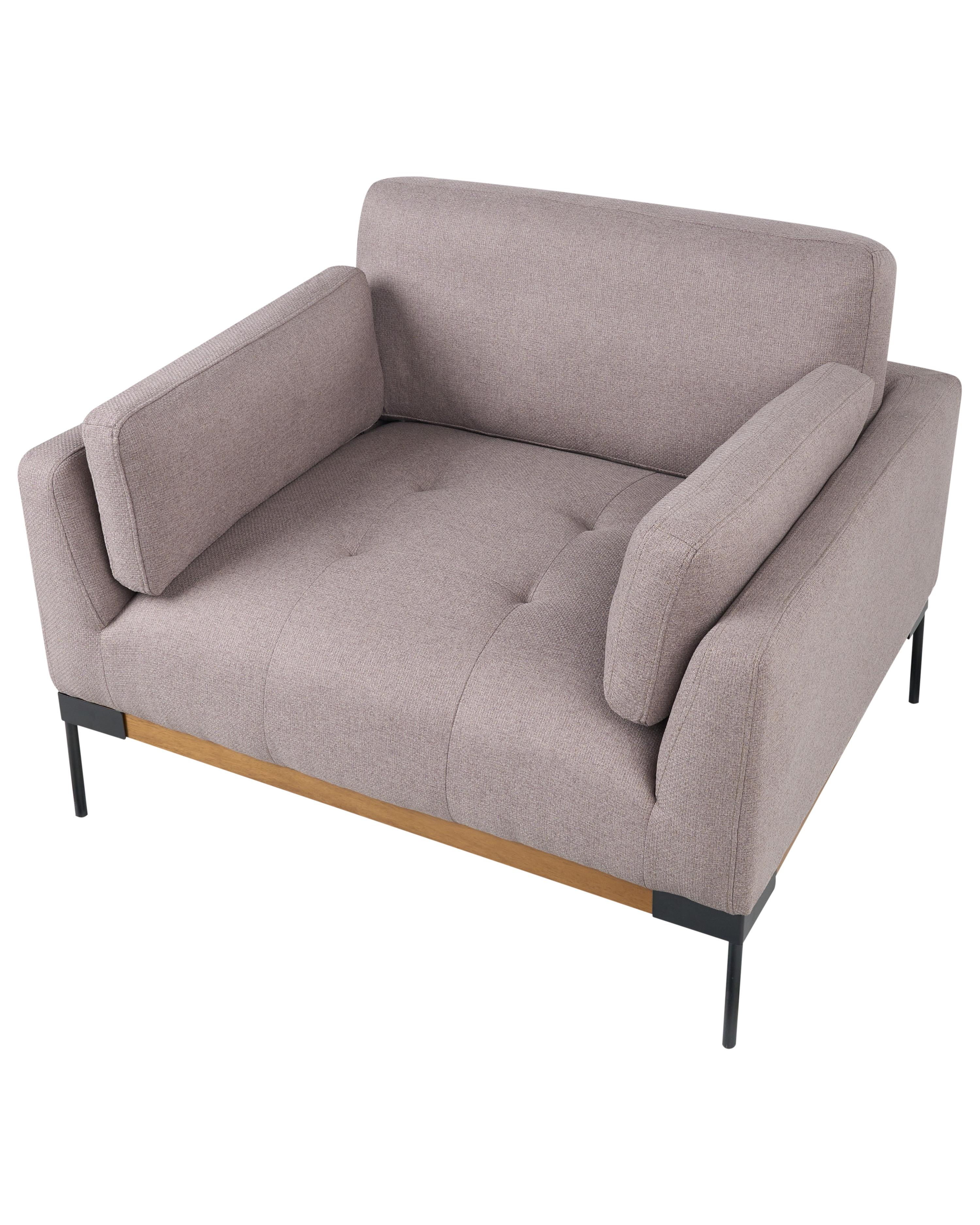 Fauteuil SKAVEN Stof Taupe