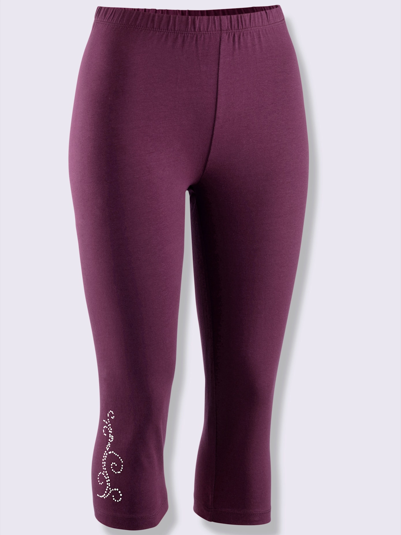 Legging court jersey fin