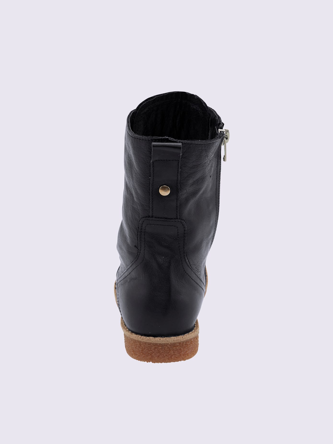 Bottines à lacets cuir nappa de vache