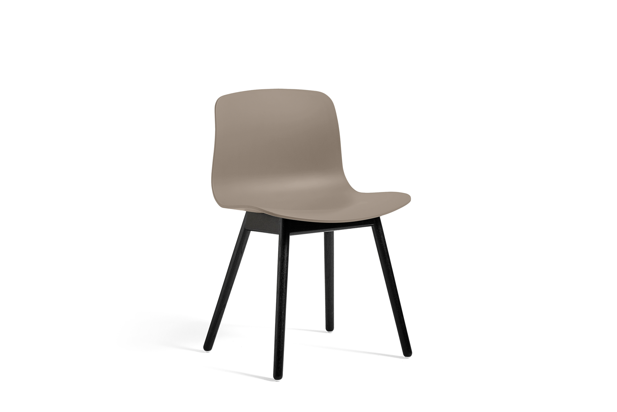 HAY stoel AAC 12 - zwart gelakt frame Seating: Khaki | Frame: Black Lacquered