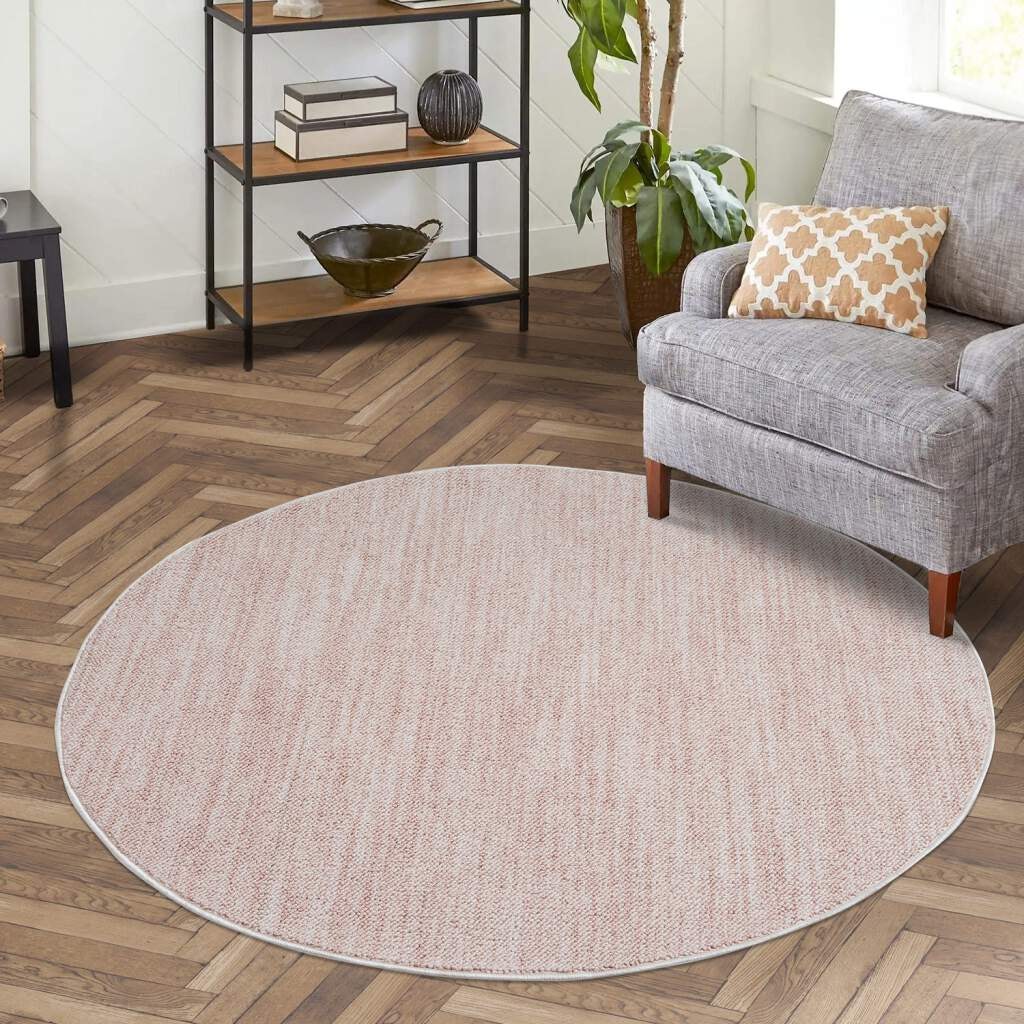 Carpet City Teppich »CLASICO 0052« rund 11 mm Höhe Kurzflor, Hochtief-Muster, Boho, Wohnzimmer