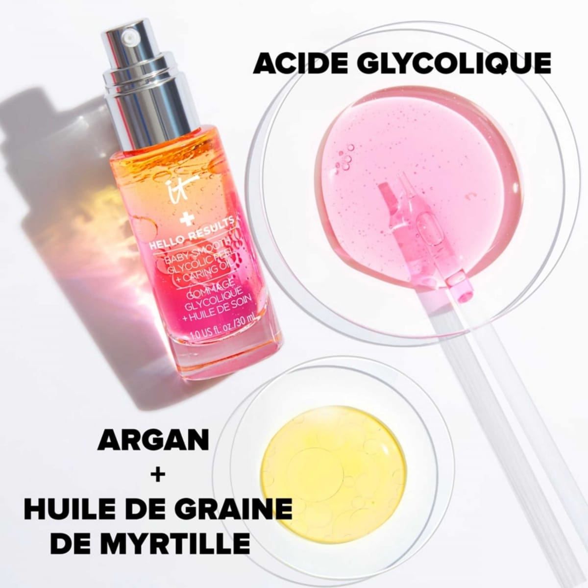 It Cosmetics Hello Results Gommage Glycolique + Huile de Soin