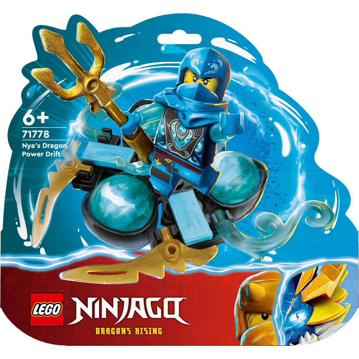 Dérapage Spinjitzu : pouvoir du dragon de Nya Lego Ninjago 71778