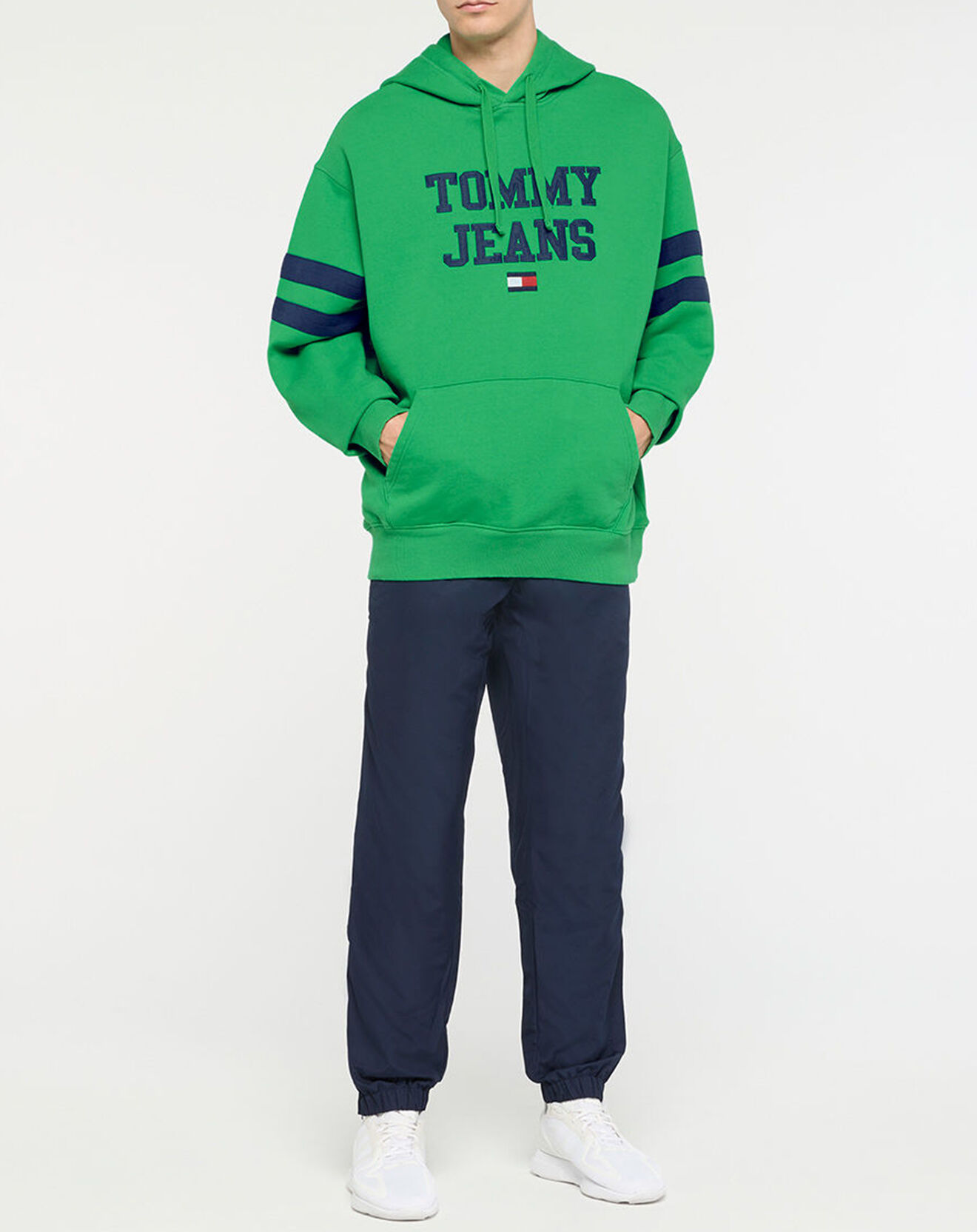 Tommy Jeans Sweat à capuche Graphic vert