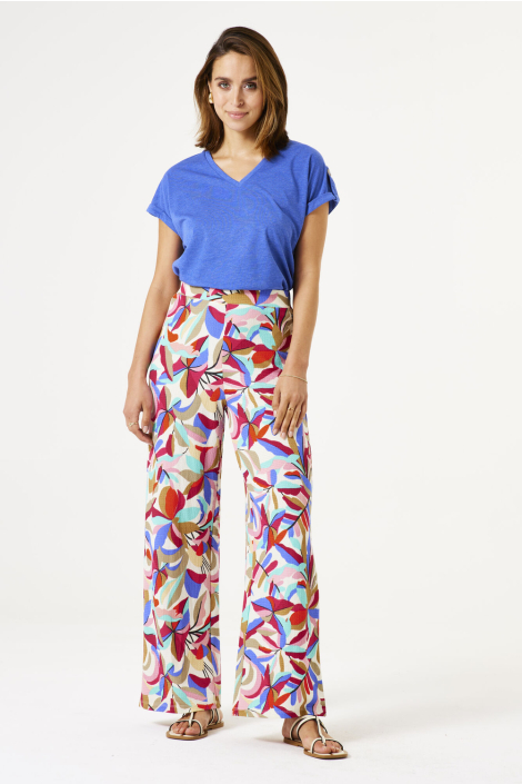 Garcia multi color dames broek