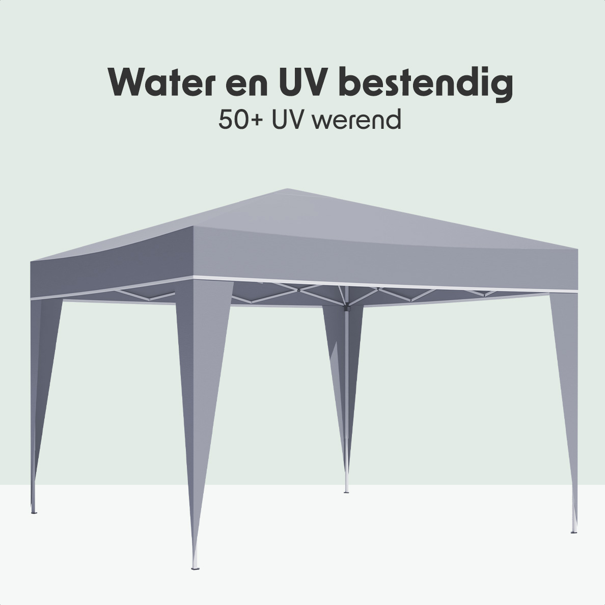 LifeGoods 3x3 m partytent - Grey