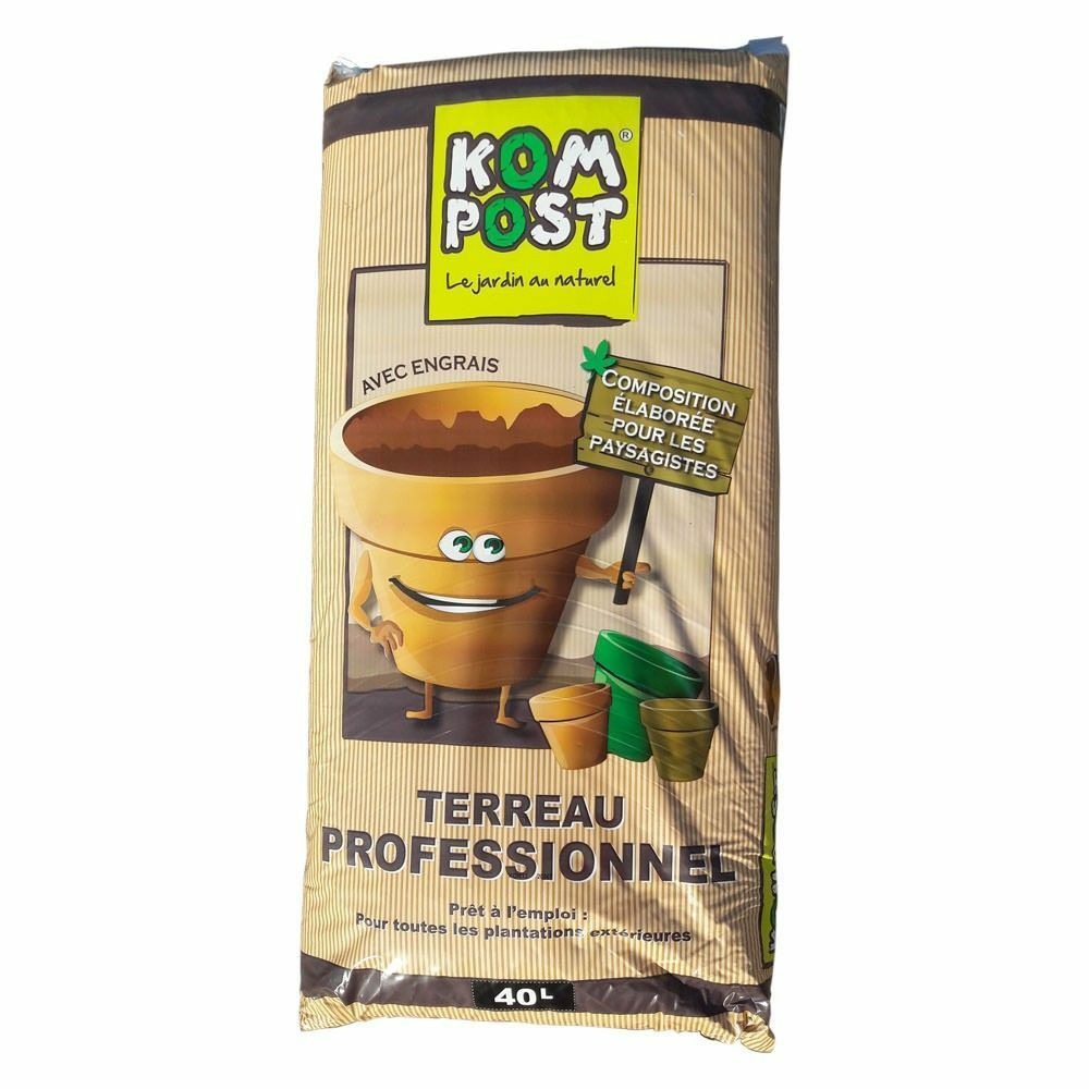 Terreau professionnel stimulateur plantation 54 sacs de 40 litres