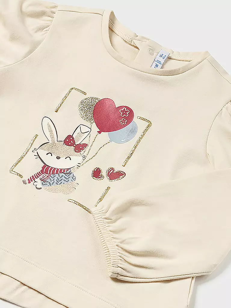 MAYORAL Baby Langarmshirt beige
