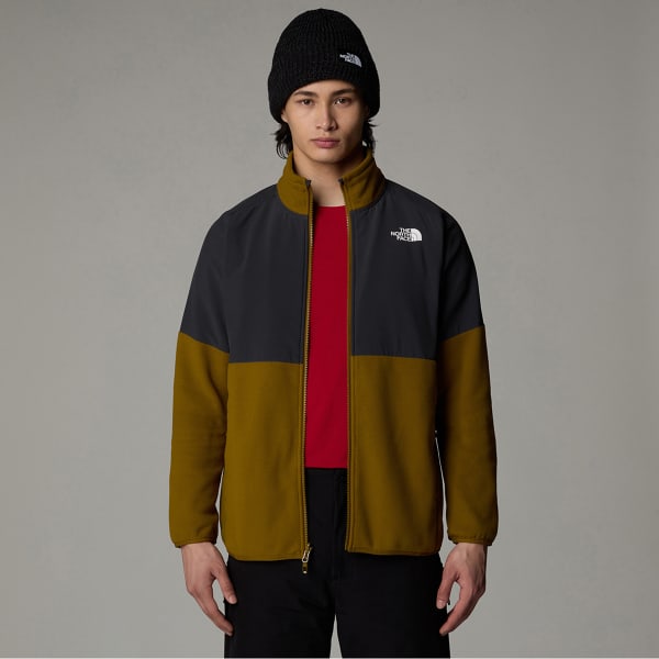 Sweat polaire randonnée THE NORTH FACE GLACIER HEAVYWEIGHT FULL ZIP MOSS GREEN/ASPHALT GREY