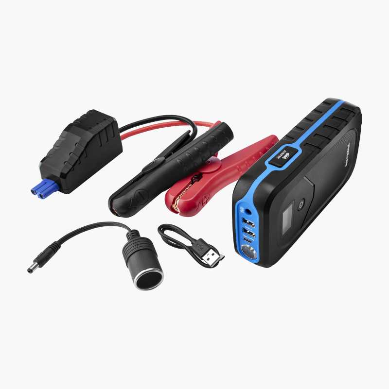 Starthjelp 12 V med powerbank, 1200 A