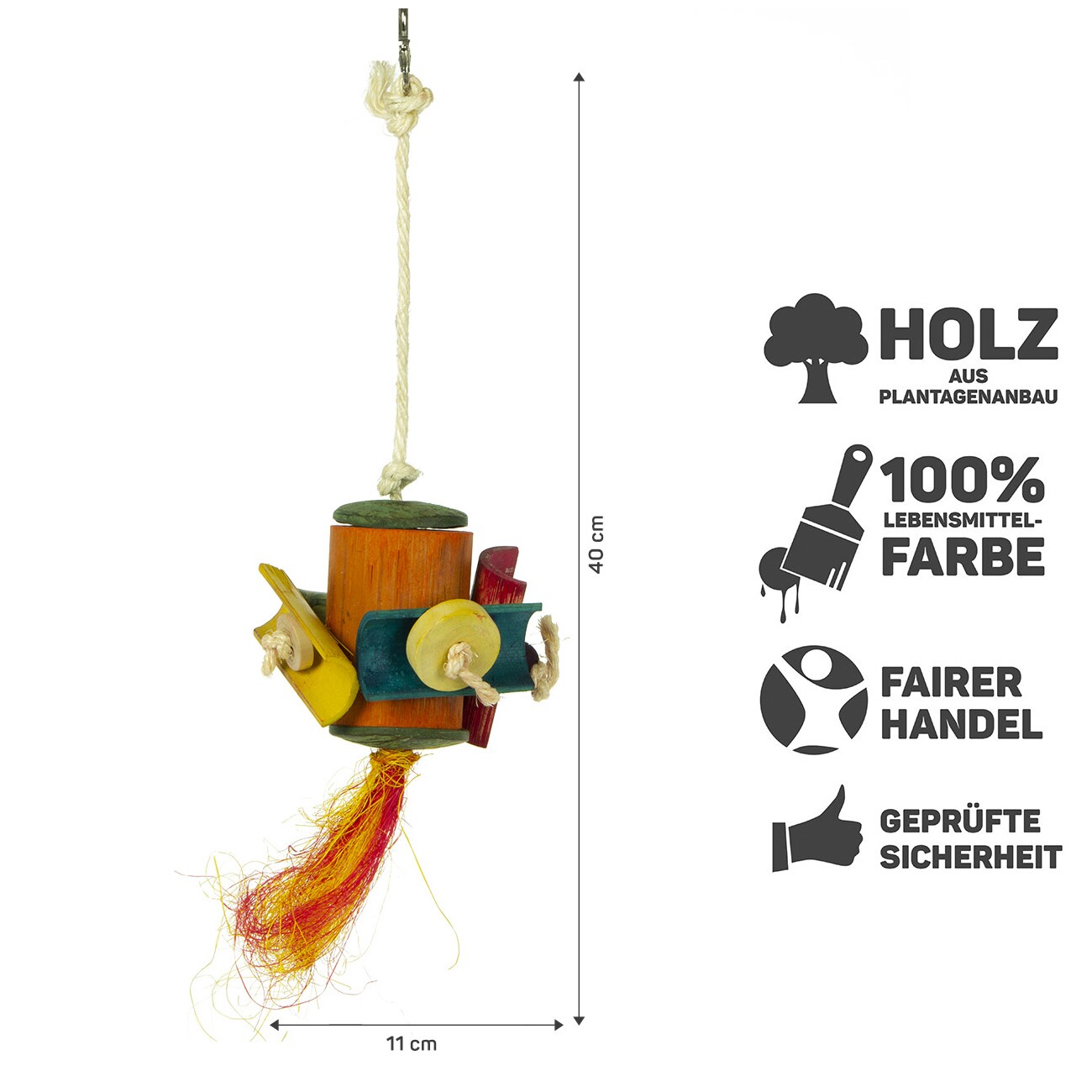 HappyBird Schredderspielzeug New Primrose