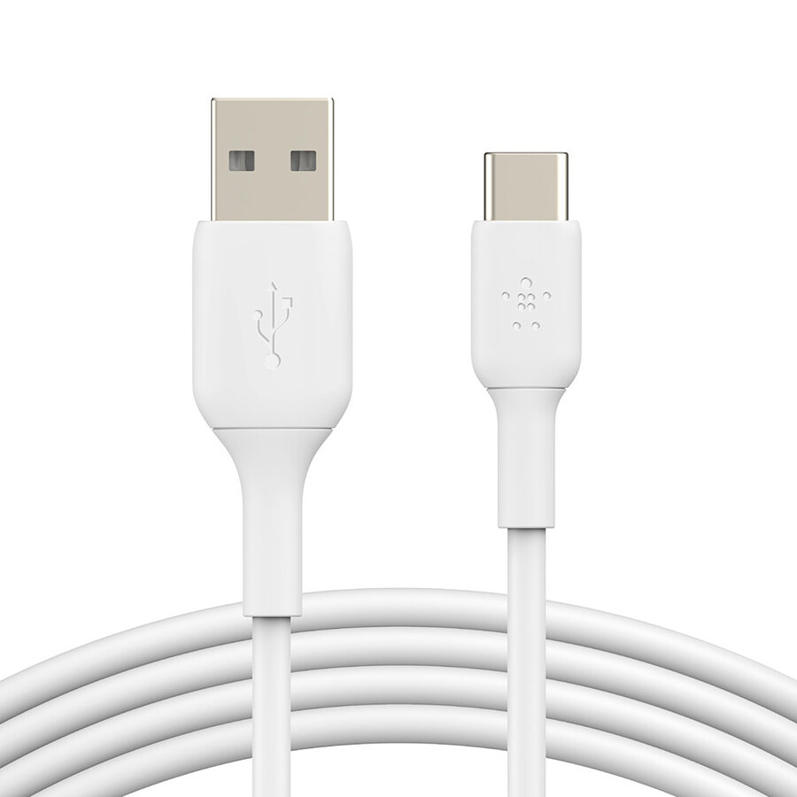 Câble USB-C vers USB-A (blanc) - 1 m