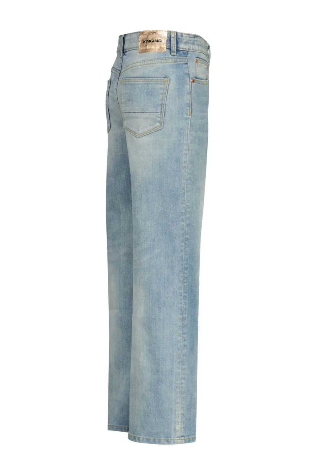 Vingino wide leg jeans light blue denim