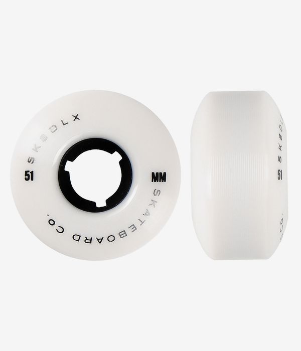 skatedeluxe Fidelity Series Rollen (white/black) 51mm 100A 4er Pack