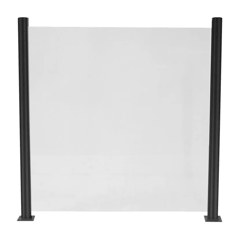 Glassplate for glassgjerde 97,6x100 cm