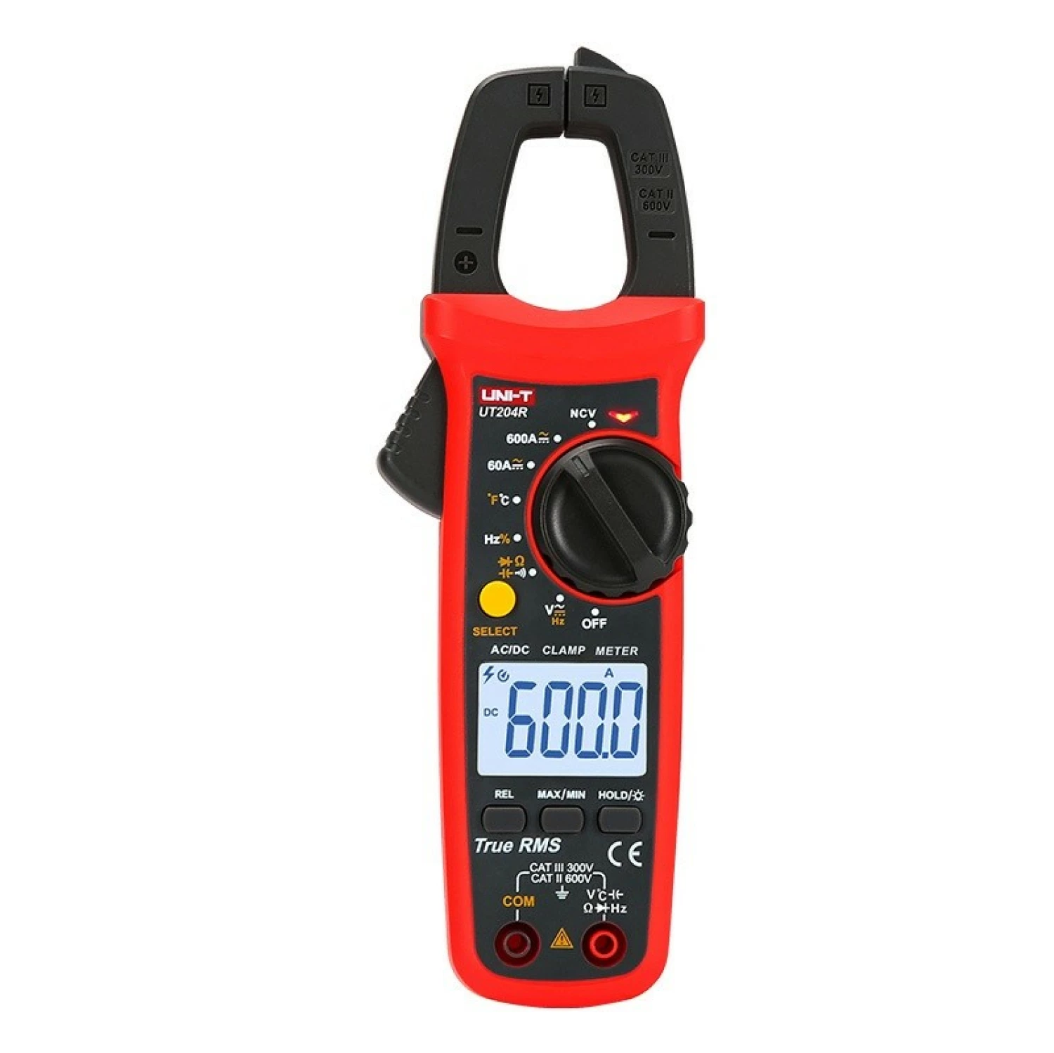 UNI-T UT204R Digitale True RMS stroomtang 600A AC/DC