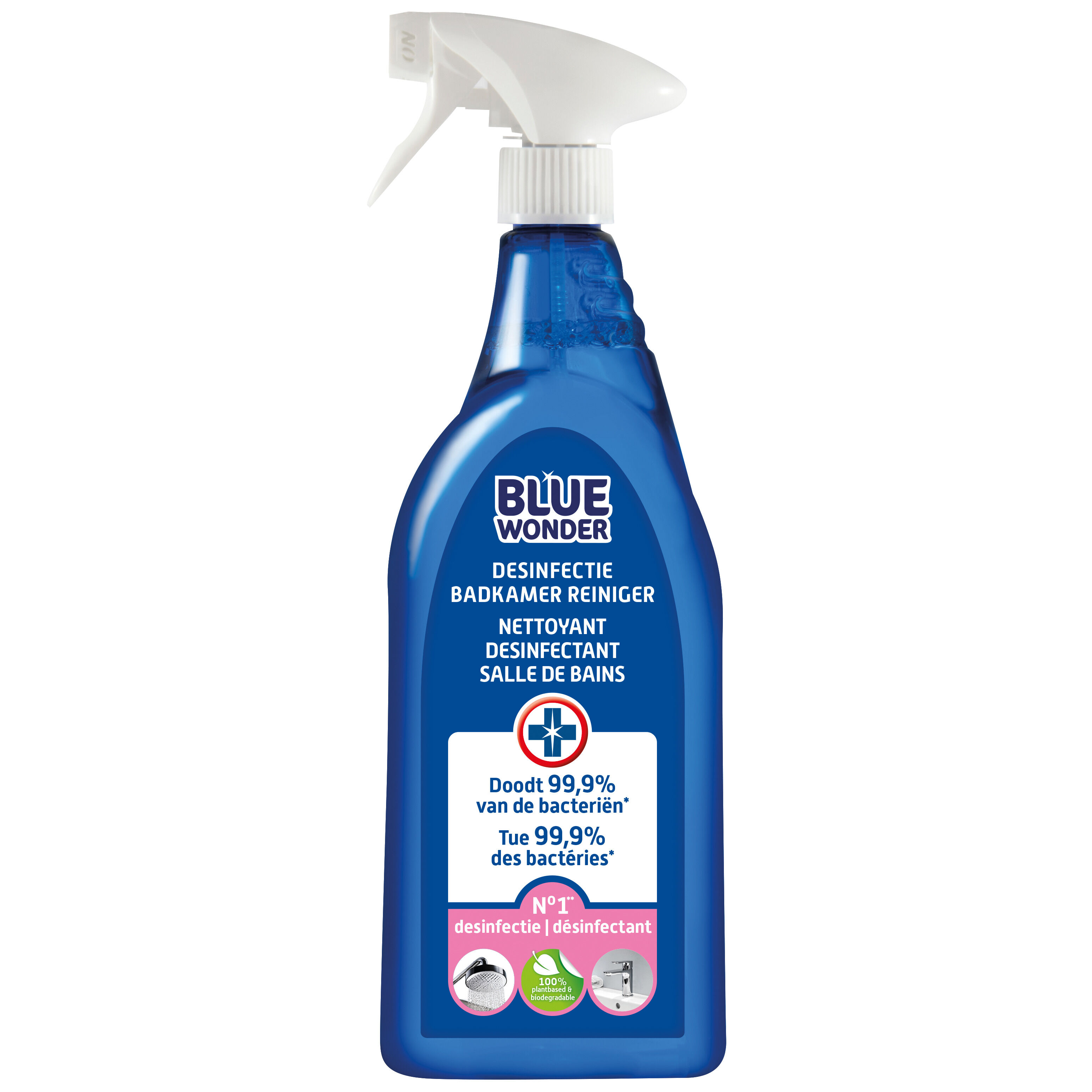 Blue Wonder Badkamer reiniger - Reinigingsmiddel - 750 Milliliter - 9.4 cm