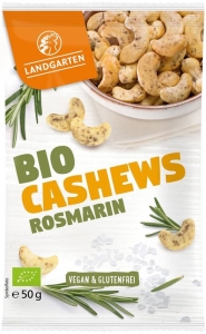 Landgarten Cashews Rosmarin Meersalz, 50 g