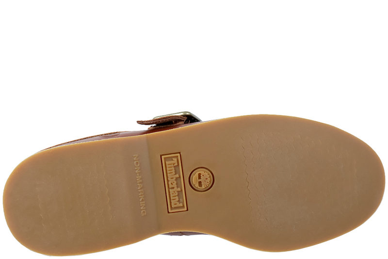 TIMBERLAND - CLASSIC BOAT CLOG SHOE - RUST FULL GRAIN