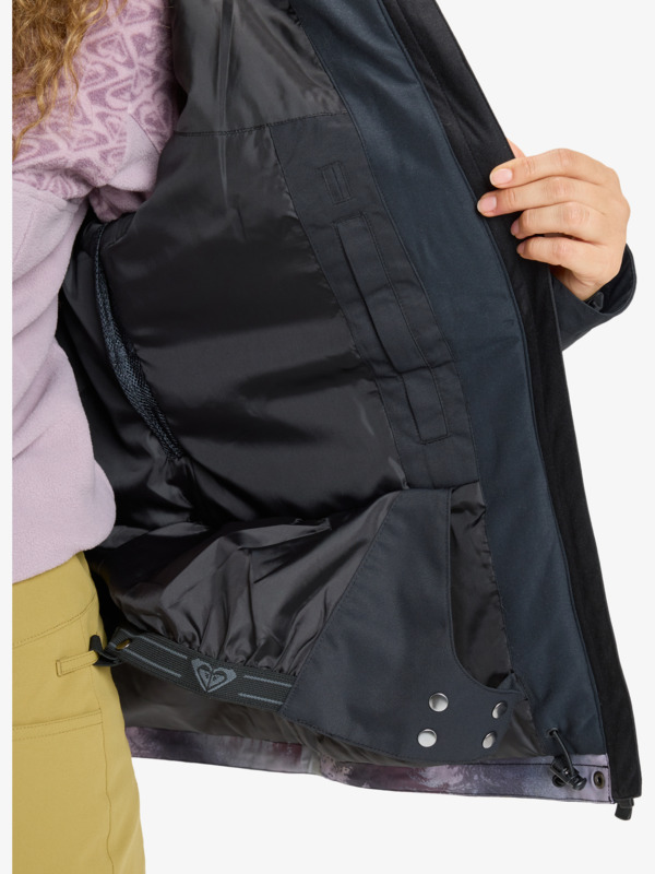 Roxy Jetty Block 10K Veste de snow technique Gris Femme