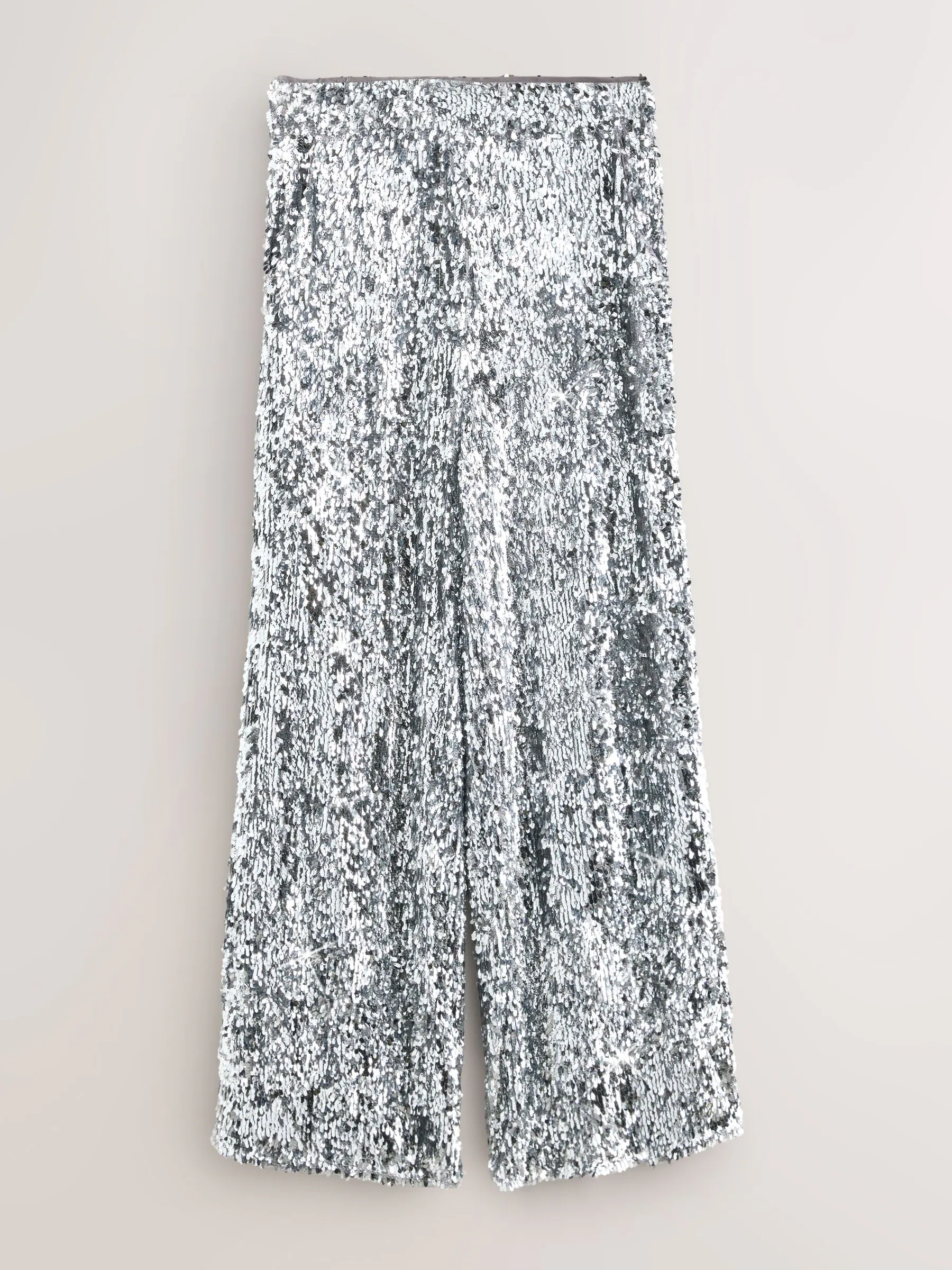 Nothing Ordinary Sequin High Waist Wide Leg Trousers