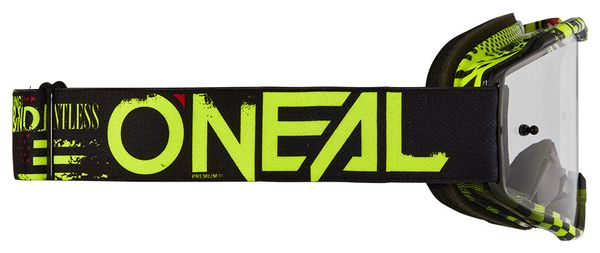 Masque O'Neal B-10 Attack Noir/Jaune Ecran Clear