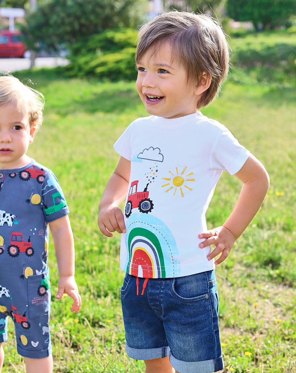 T-Shirt TRACTORBOW in weiß