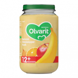 Olvarit Banaan en sinaasappel met koek (vanaf 12 maanden)