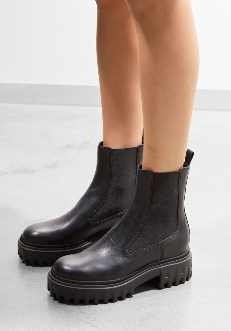 zwarte hogan chelsea boots h700 chelsea