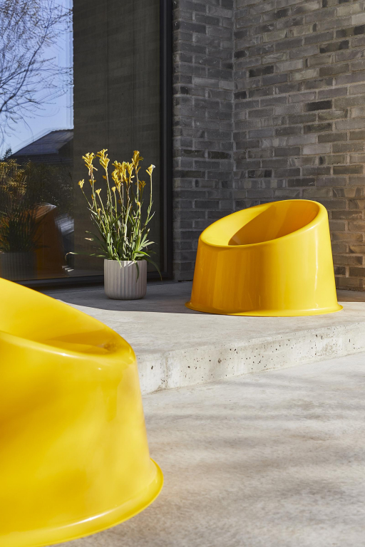 Verpan Panto Pop fauteuil donkergroen