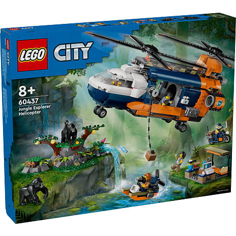 LEGO City Jungleeventyr – helikopter og ekspeditionsbase 60437