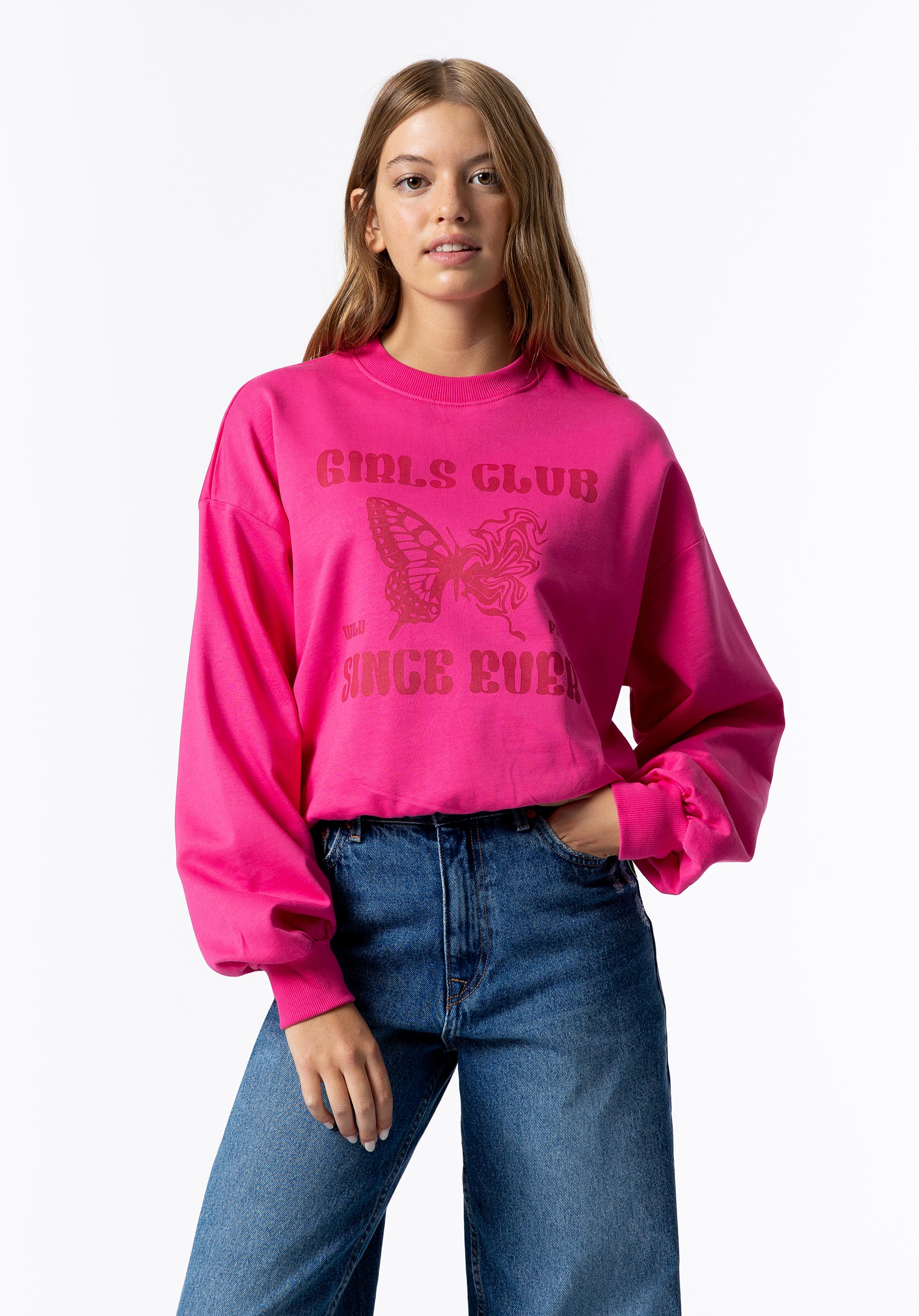 Sweatshirt com Estampado Frontal