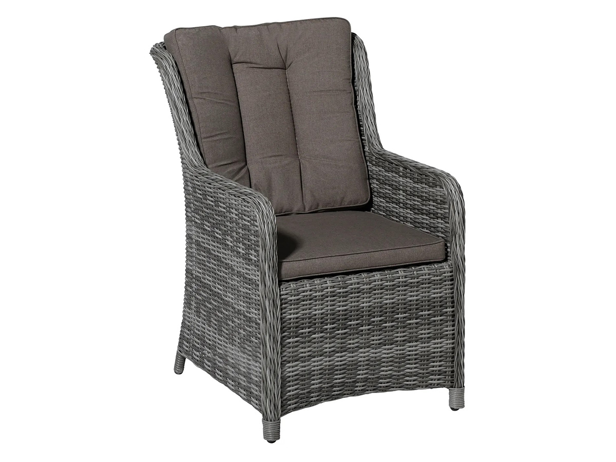 Madison Oxford taupe outdoor wicker stoelkussen